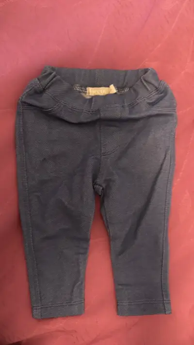 Pantalones calza  de bebé grisazul oscuro - miniatura 3