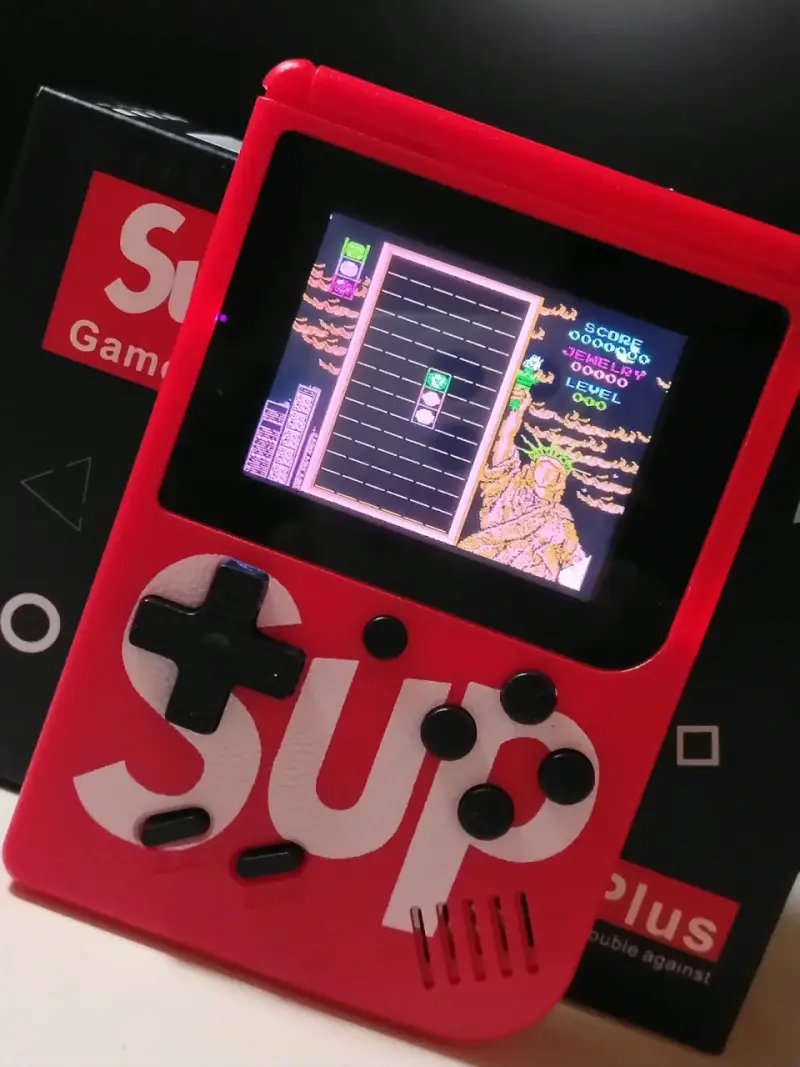 Consola portátil retro Sup Plus roja - 3