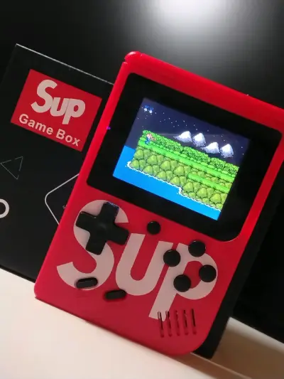Consola portátil retro Sup Plus roja - miniatura 4