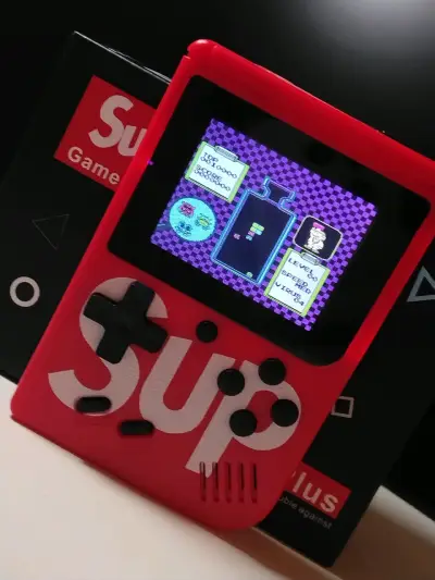 Consola portátil retro Sup Plus roja - miniatura 5