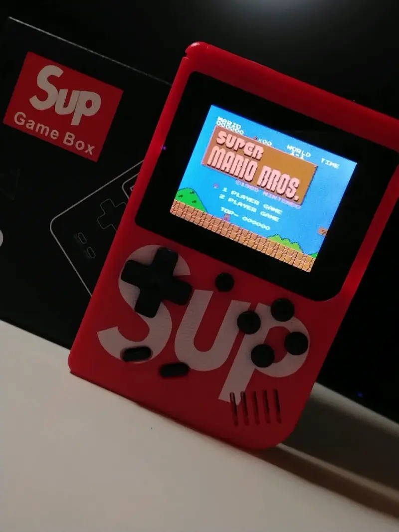 Consola portátil retro Sup Plus roja - 6