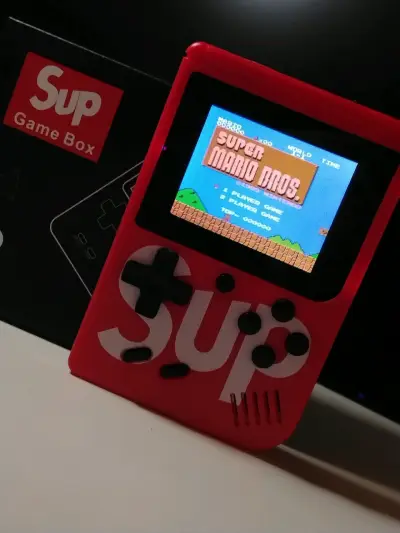 Consola portátil retro Sup Plus roja - miniatura 6