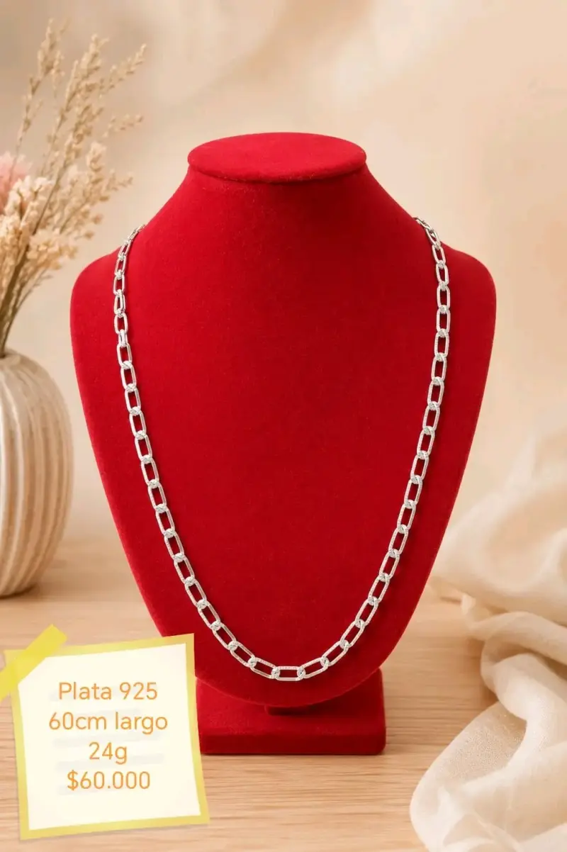 Cadena de Plata 925 de 60cm y 24g