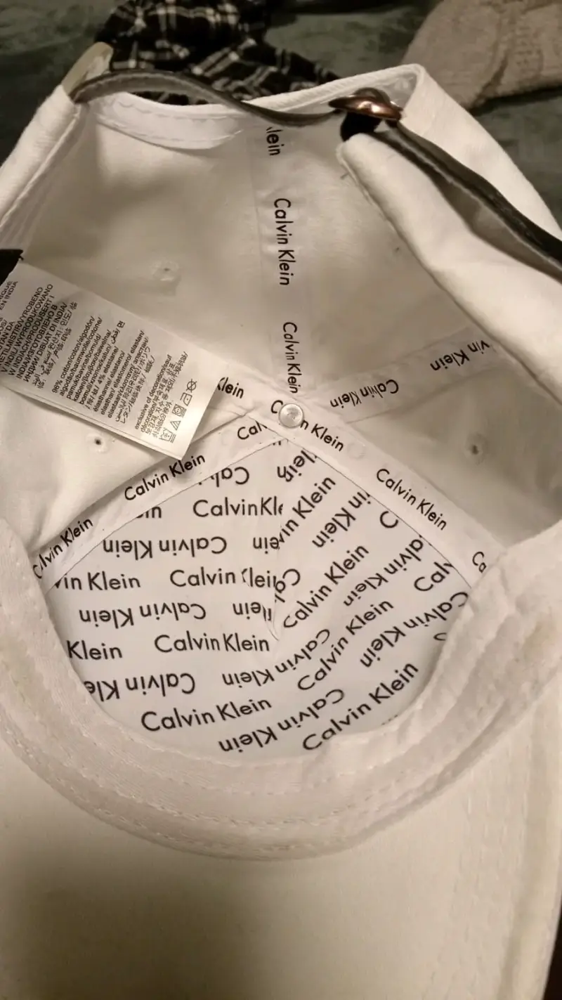 Gorra blanca Calvin Klein unisex - 2