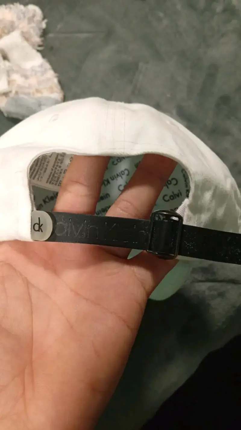 Gorra blanca Calvin Klein unisex - 3