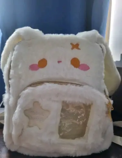 Mochila de felpa con diseño de conejo 25cm - miniatura 1