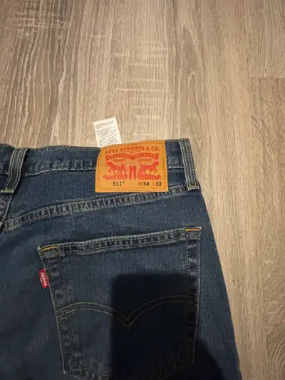 Jeans Levi's 511 Slim Fit Azul - miniatura 3