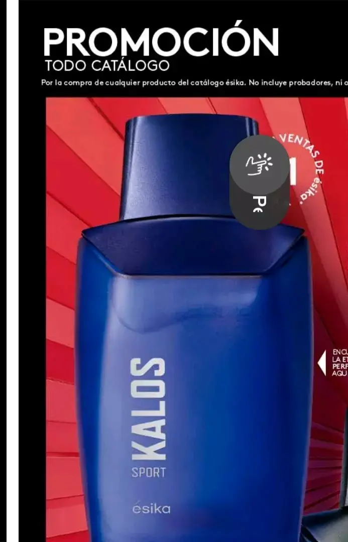 Perfume Kalos Sport de Ésika para hombre