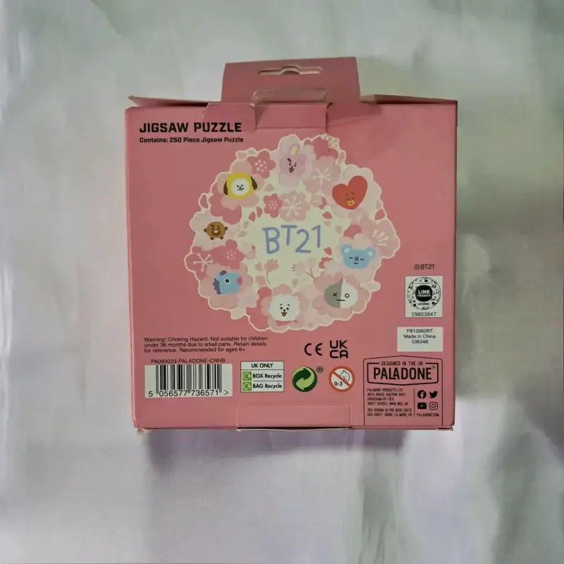 Rompecabezas BT21 de 250 piezas en caja metálica - 3