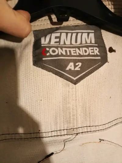 Kimono de Jiu Jitsu Venum Contender A2 Blanco - miniatura 4