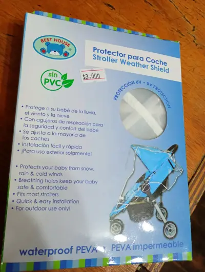 Protector para coche de bebé impermeable Best House - miniatura 1