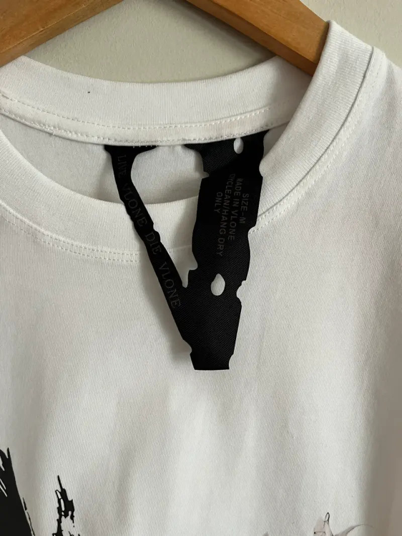 Polera Blanca Vlone - 3
