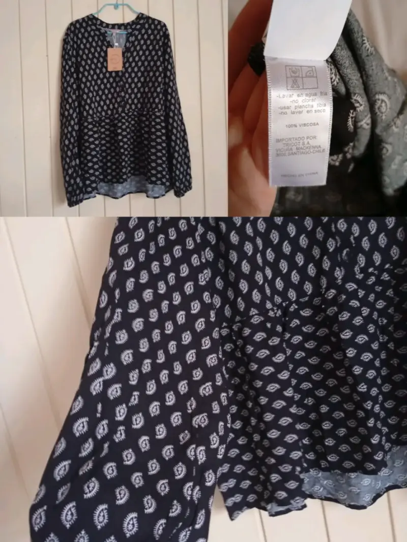 Blusas! 🩷 - Blusa azul con decorativos Stefan Coco - 3