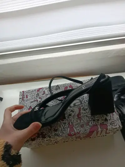Sandalias de Tacón Negro MyGotta Elegantes - miniatura 3