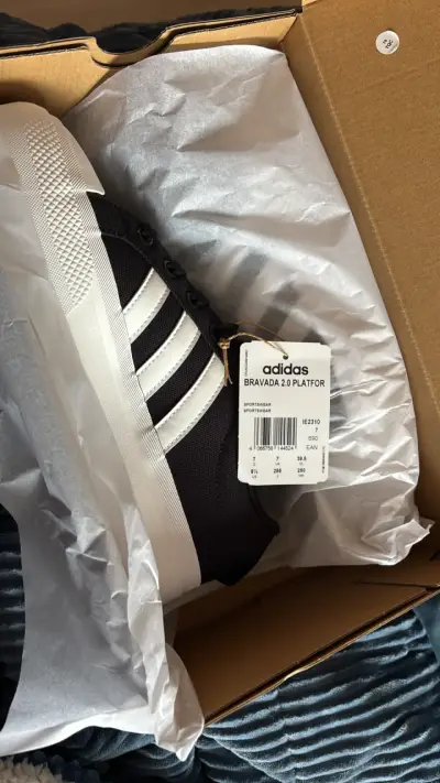 Zapatillas Adidas Bravada 2.0 Plataforma Negras - miniatura 3