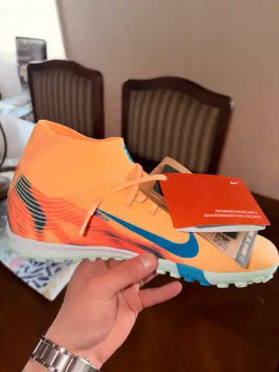 Zapatillas de fútbol Nike Mercurial naranja - miniatura 4