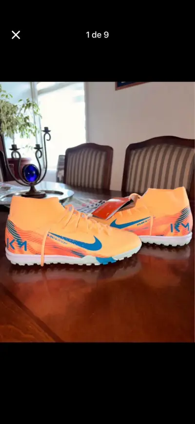 Zapatillas de fútbol Nike Mercurial naranja - miniatura 5
