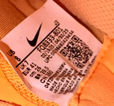 Zapatillas de fútbol Nike Mercurial naranja - miniatura 6