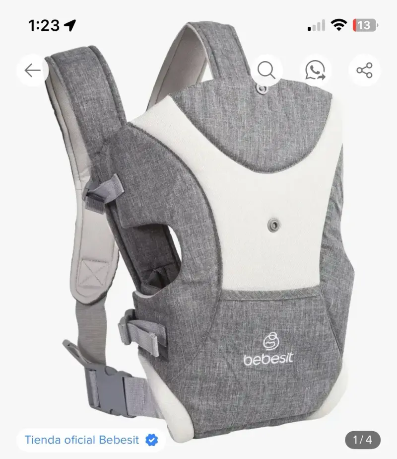 Fular o porta bebé Bebesit + caja - 1