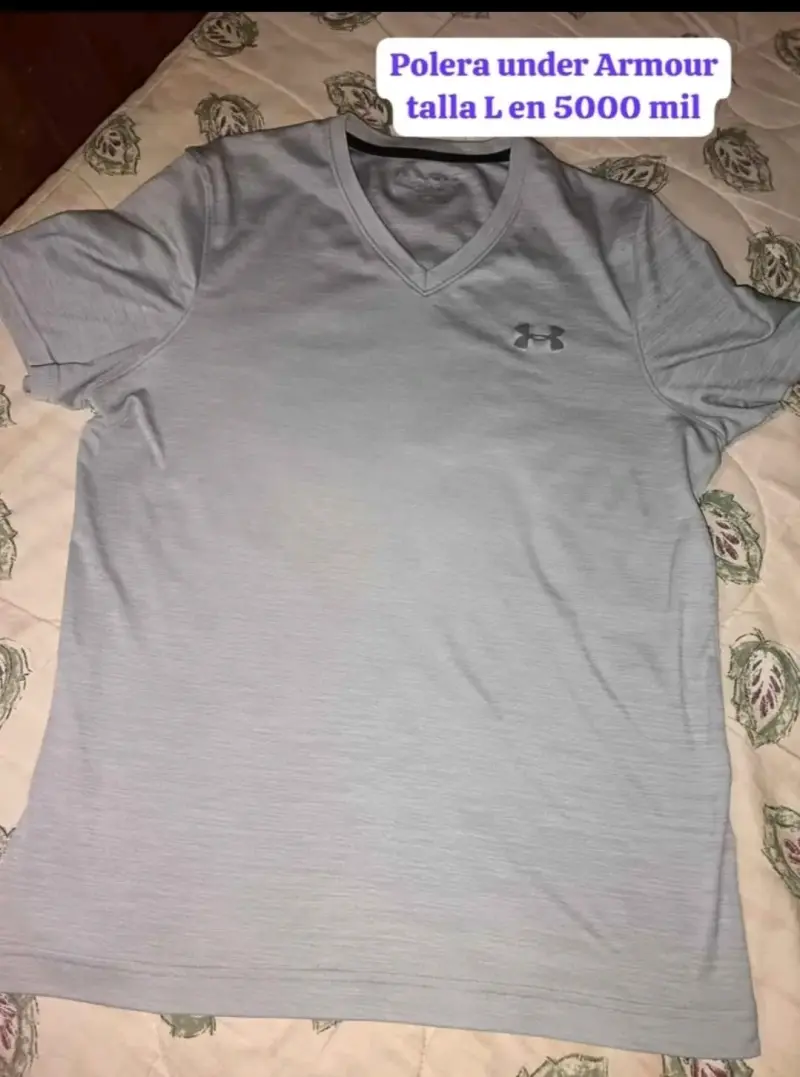 Polera Nike gris de mujer talla L - 2