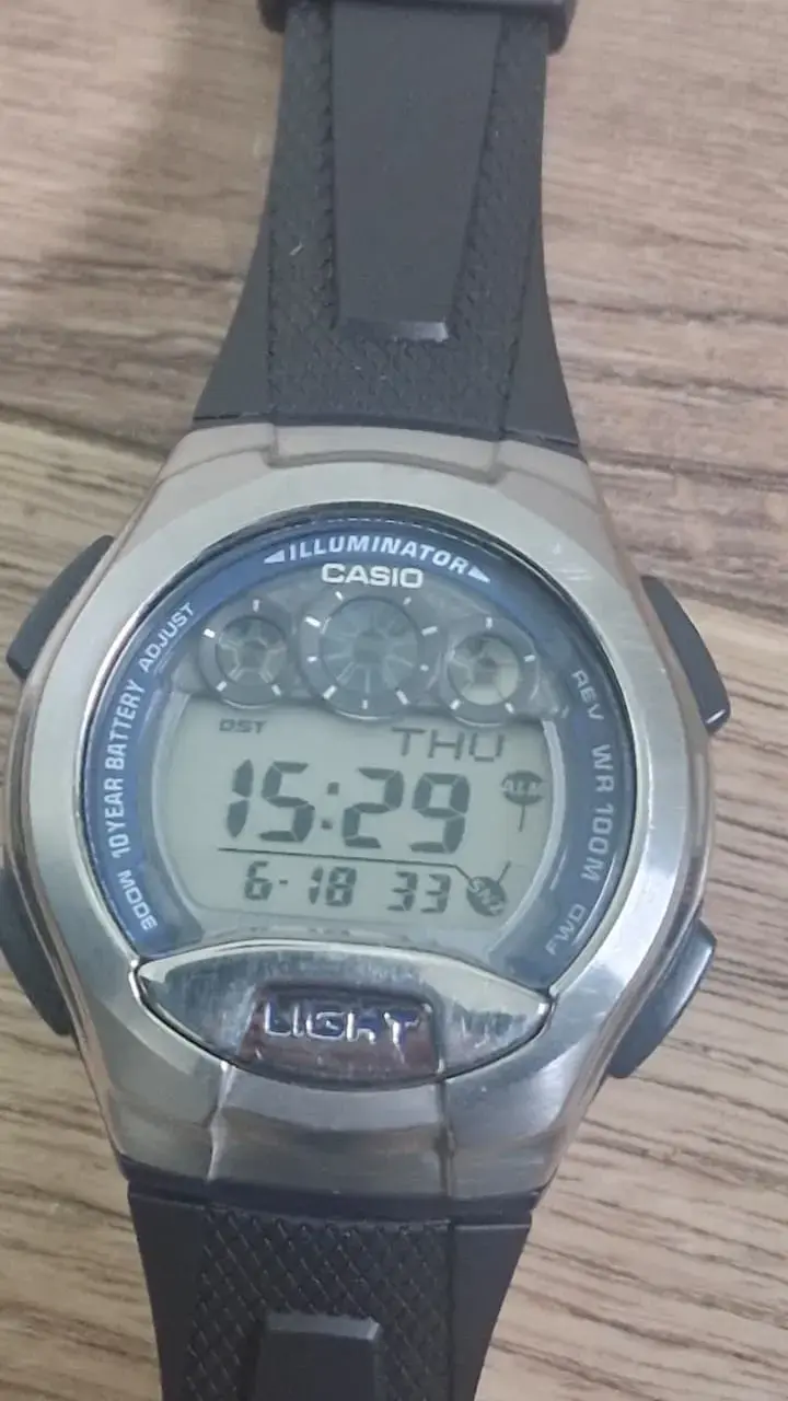 Reloj digital Casio original, modelo W-755.E-Data - 1