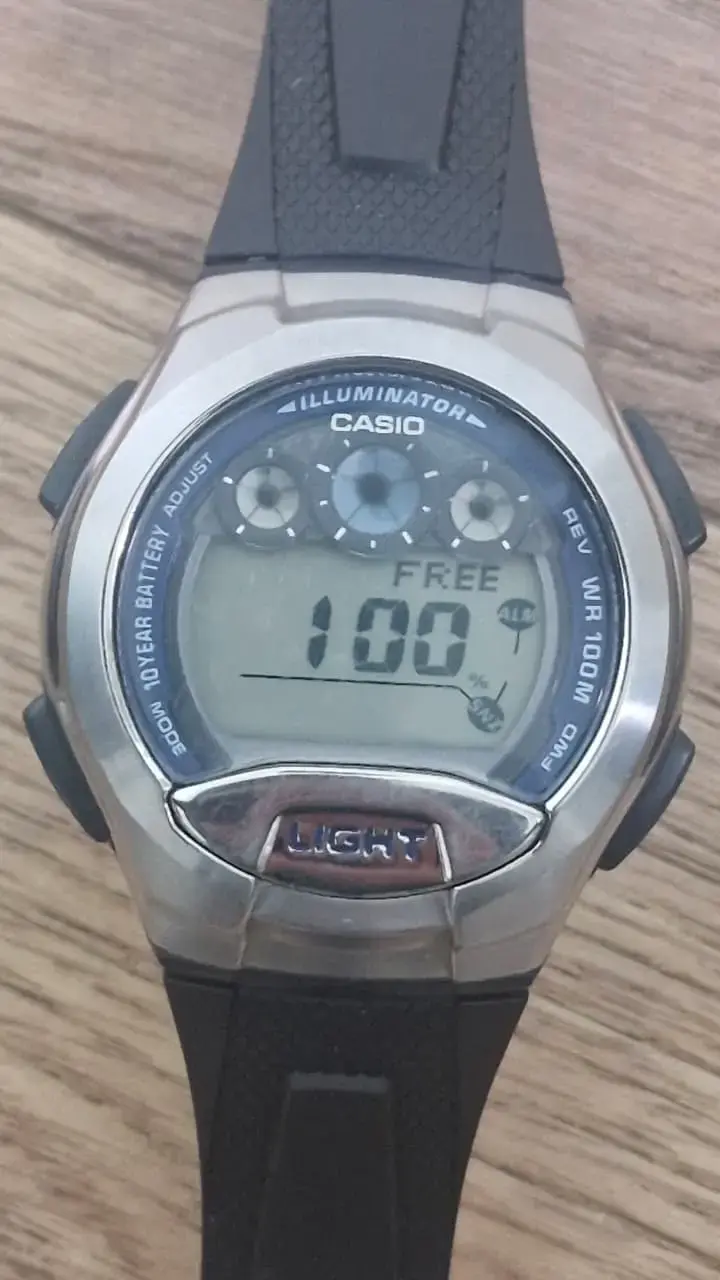 Reloj digital Casio original, modelo W-755.E-Data - 2