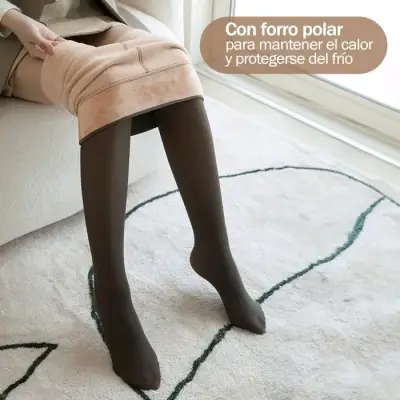 Pantys térmicas con forro polar para invierno - miniatura 2