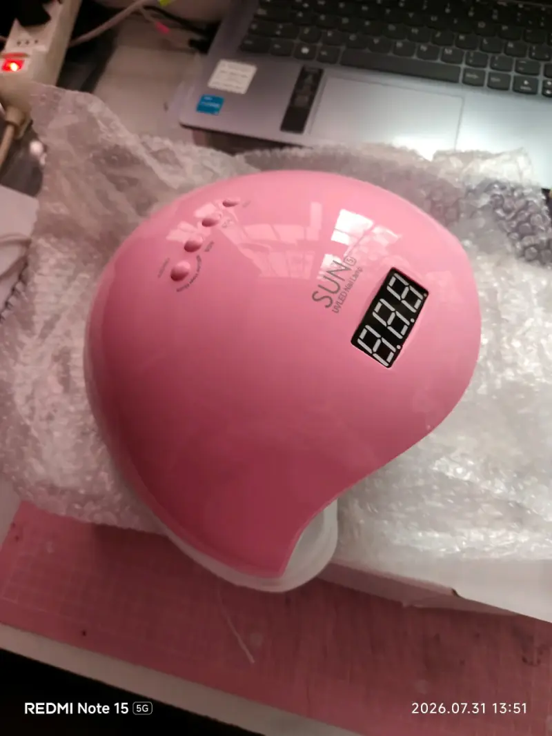 Lámpara LED UV para uñas SUN X5 rosa