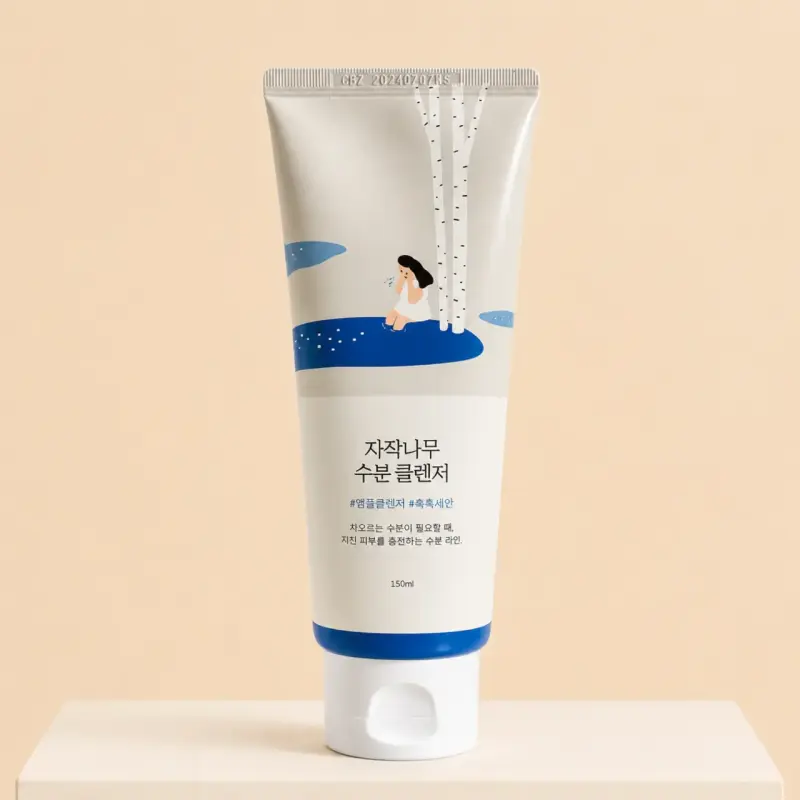 Limpiador facial hidratante Round Lab 150ml - 3