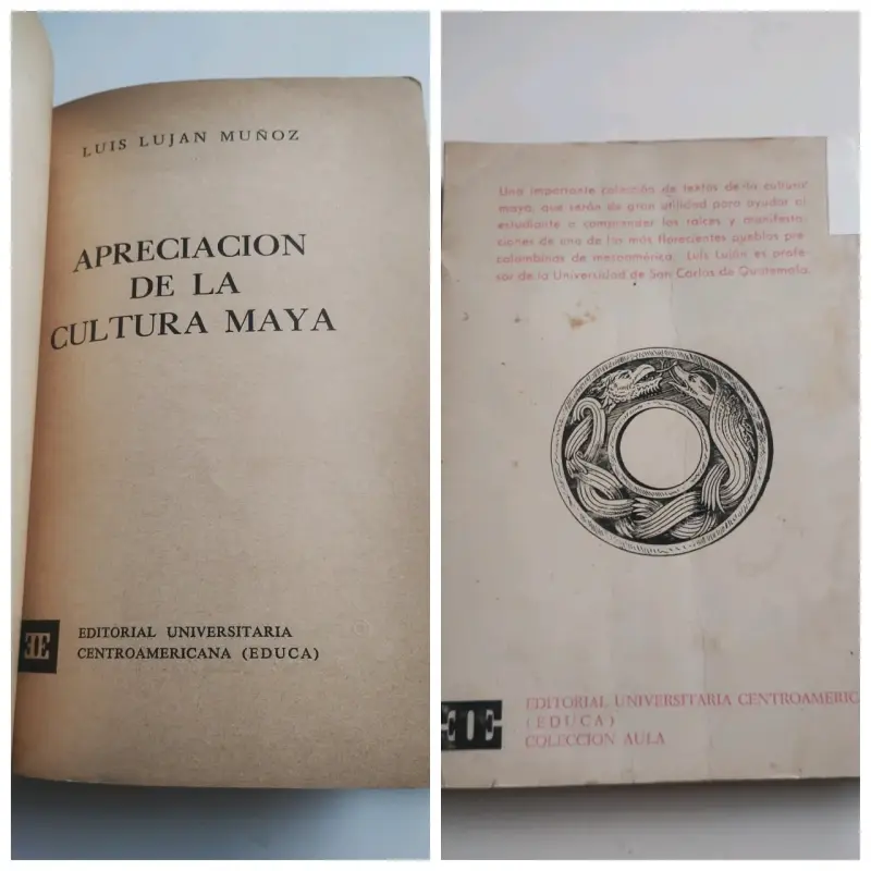 Libro Apreciación de la Cultura Maya por Luis Luján - 3
