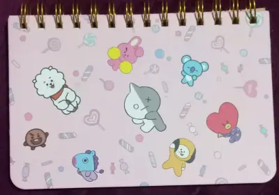 Cuaderno planner semanal BT21 - miniatura 1