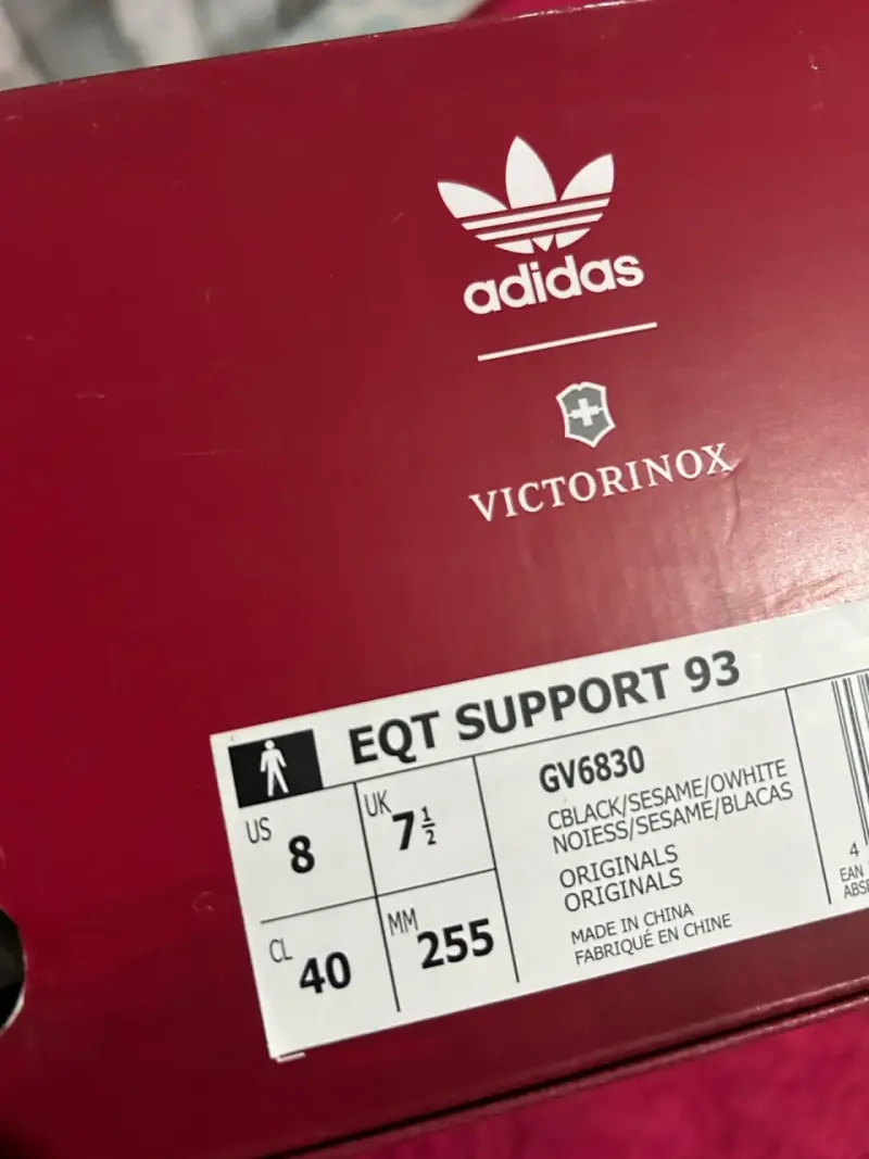 Zapatillas Adidas EQT Support 93 Victorinox rojas - 4