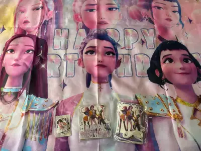 Decoración de Cumpleaños Guerreras K-Pop - miniatura 5