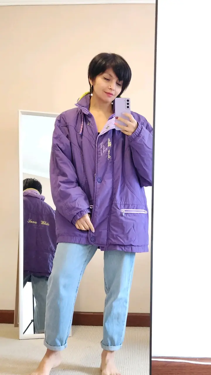 Chaqueta Morada Estilo Vintage Snow White - 1