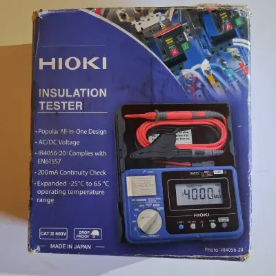 Probador de aislamiento Hioki IR4056 con cables - miniatura 2