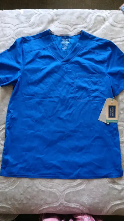 Polera médica azul Cherokee para hombre - miniatura 1