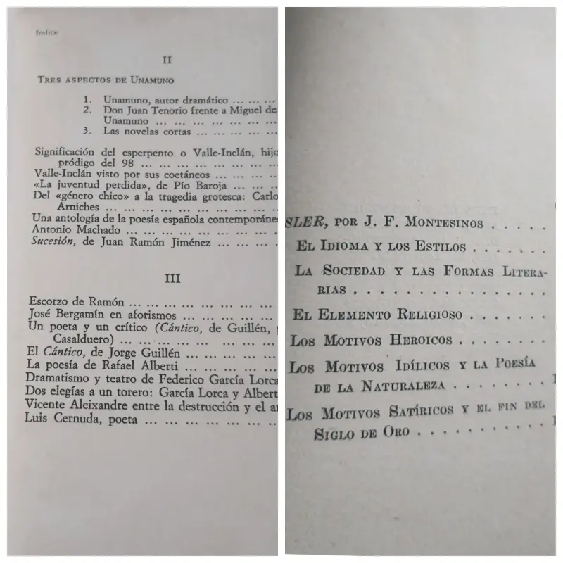 Libros de Literatura Española Siglo XX y Siglo de Oro - 2