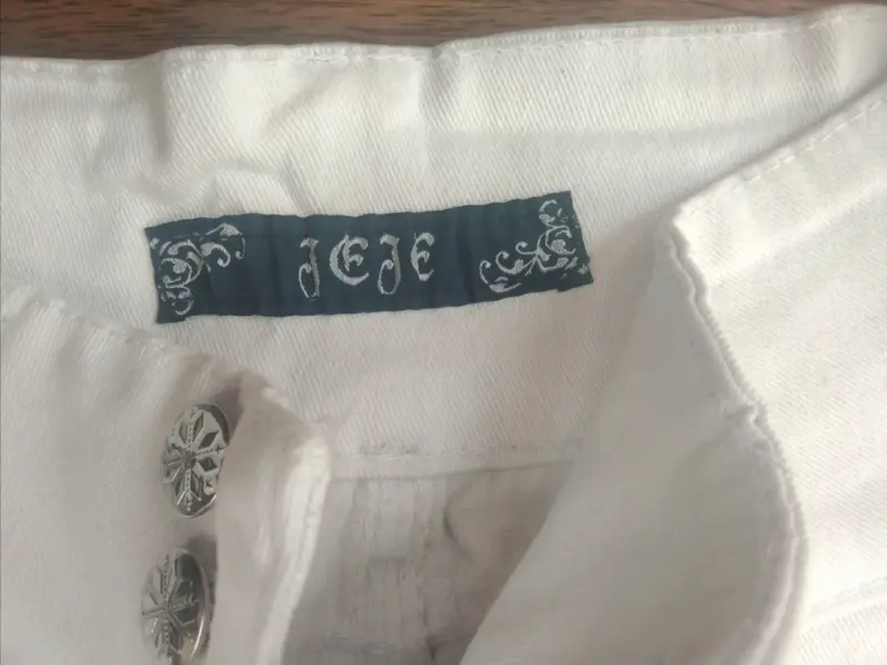 Jeans Estilo Tiro Alto (JeJe Jeans) Talla S - 6
