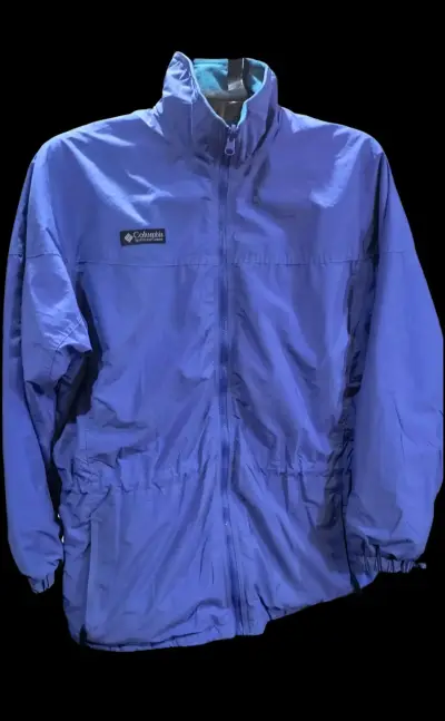 Chaqueta impermeable térmica azul Columbia - miniatura 1