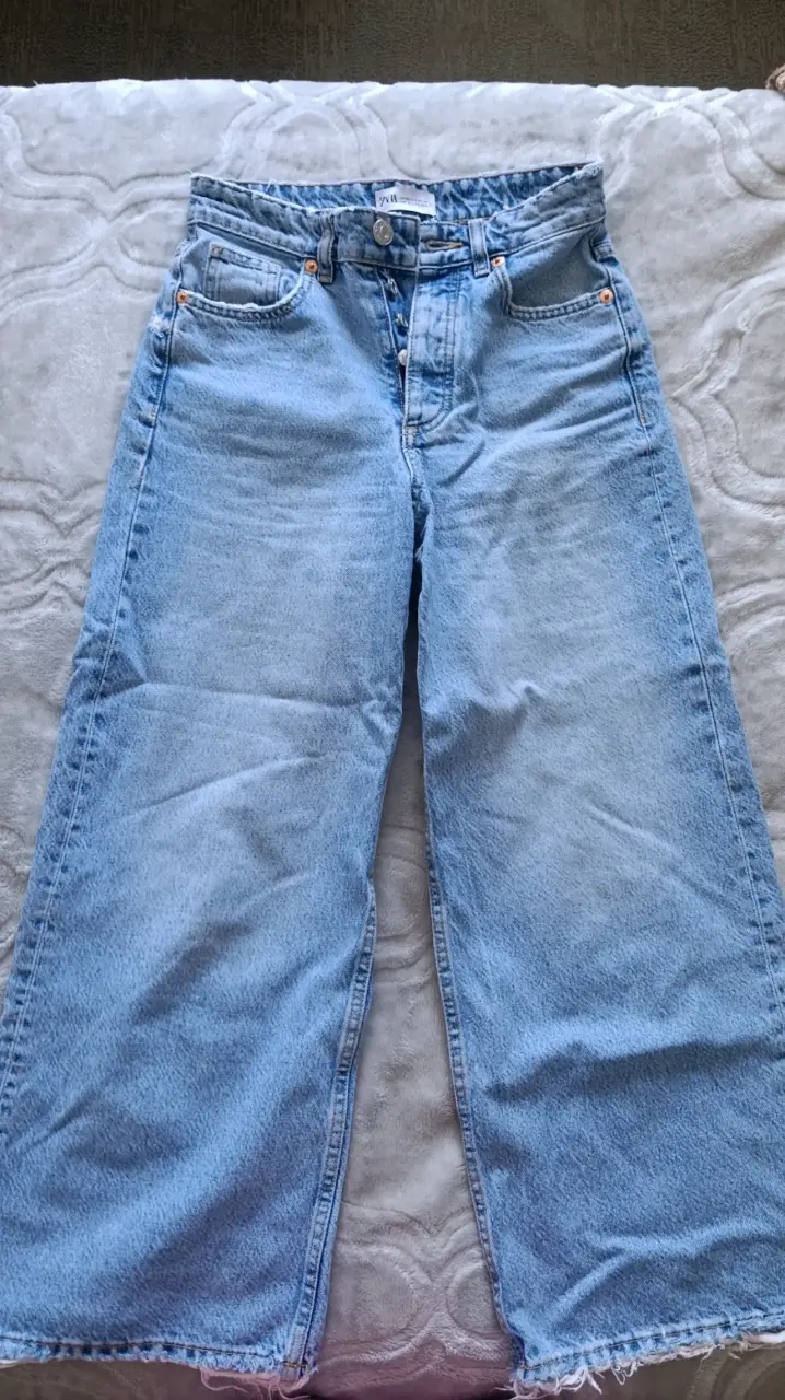 Jeans Zara Crop talla 34 - 1