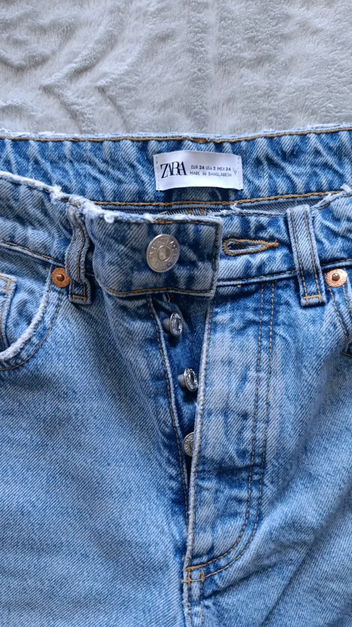 Jeans Zara Crop talla 34 - 2