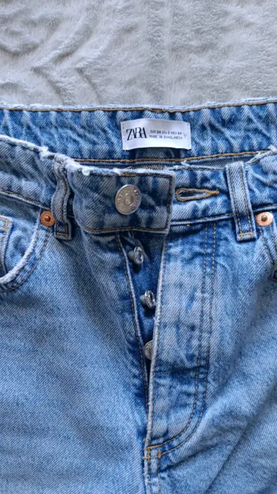 Jeans Zara Crop talla 34 - miniatura 2