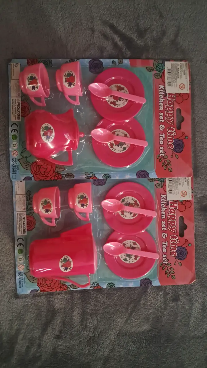 Set de té infantil Happy Time color rosa