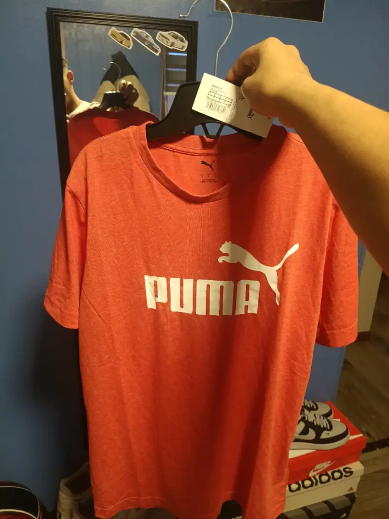 Polera Puma roja para hombre - 1