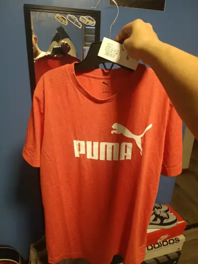 Polera Puma roja para hombre - miniatura 1