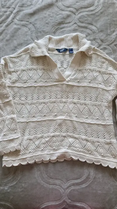 Suéter blanco S/M - miniatura 1