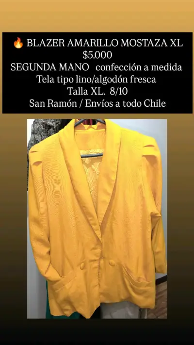 Blazer para dama segunda mano sin detalles como nu - miniatura 5