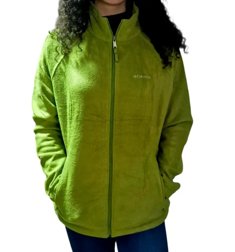 Chaqueta polar verde Columbia para mujer - 1