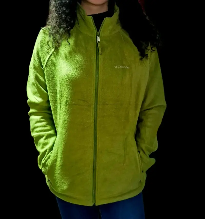 Chaqueta polar verde Columbia para mujer - 2