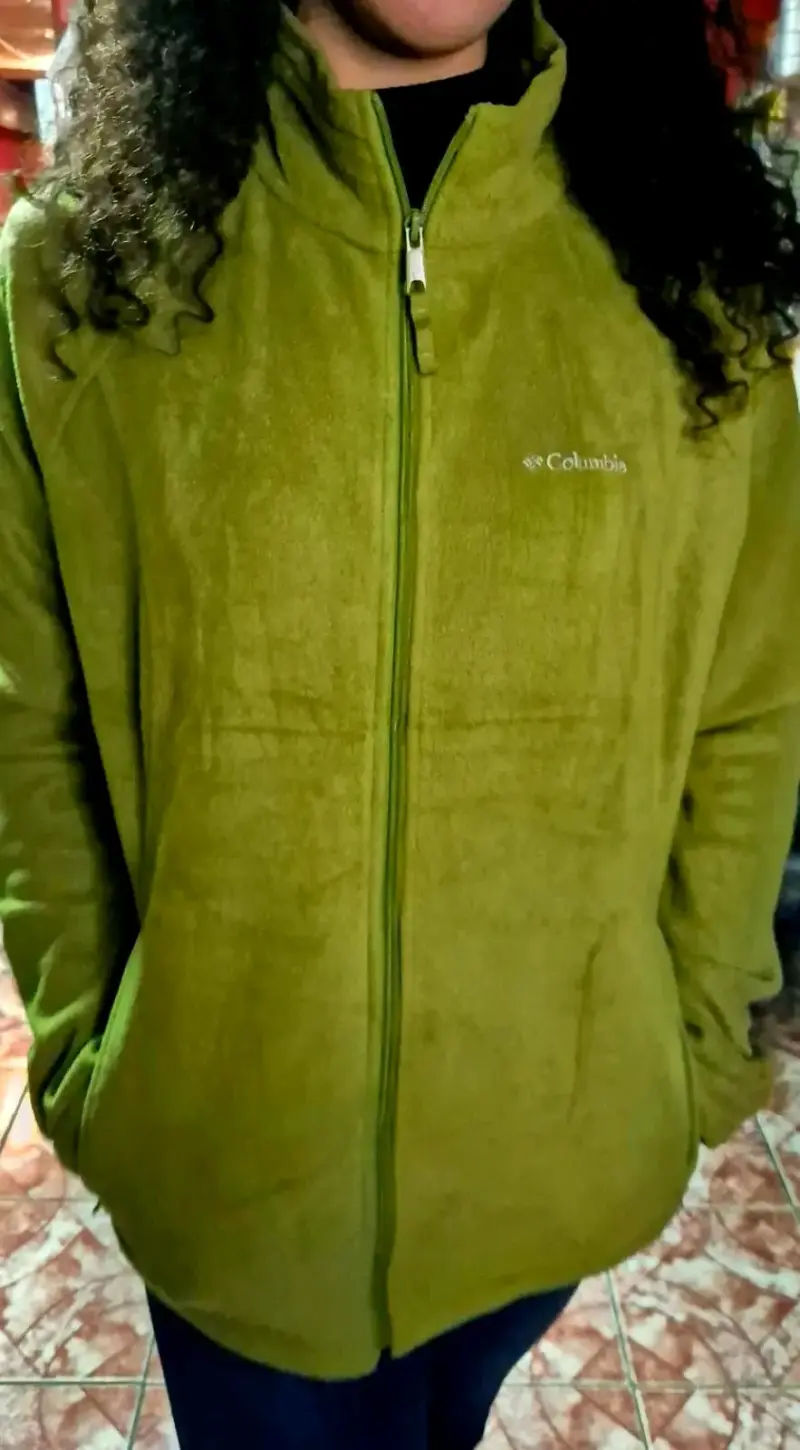 Chaqueta polar verde Columbia para mujer - 4
